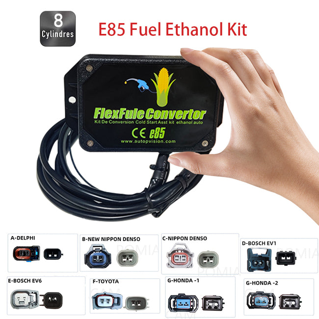 New 8 Cylinder Toyota Conversion Car Kit Biomethanol Converter Methanol Alternative Flex Fuel Assist.