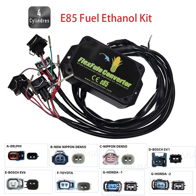 New 4 Cylinder Toyota Conversion Car Kit Biomethanol Converter Methanol Alternative Flex Fuel Assist.